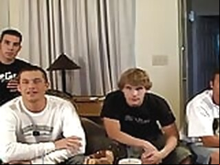 guys Straight Guys James, Jared, Marcus and Paul Have Some Gay Fun involving Each Other straight